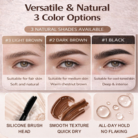 Vente chaude – Teinture liquide longue durée pour cils et sourcils avec logo OEM/ODM – Gel teinté pour sourcils imperméable en gros – Teinture pour sourcils sous marque privée