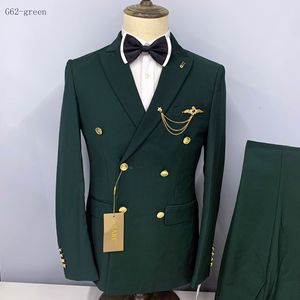 <strong>Linen</strong> <strong>Suit</strong> <strong>for</strong> Men 2 Pieces Casual Slim Fit Summer Classic Blazer Pants Set Formal Prom <strong>Wedding</strong> Business Men Tuxedos - Product Image 6
