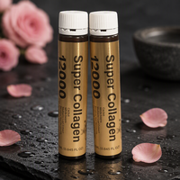 Boisson liquide de collagène marin OEM, riche en protéines et acides aminés, 12000 mg, produit de beauté oral pour la peau