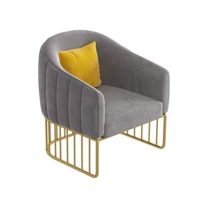 Factory Wholesale Modern <b>Sofa</b> Lounge Chair Velvet Armchair - Product Image 4