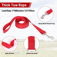 Kekang Sapi yang Dapat Disesuaikan, Kalung Peternakan Ternak, Kekang Kuda Kanvas, Tali Leher Anak Sapi Tebal, Perlengkapan Pelatihan Sapi