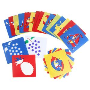 <span class=keywords><strong>Pochoir</strong></span> DIY pour enfants, <span class=keywords><strong>pochoir</strong></span> de <span class=keywords><strong>peinture</strong></span> <span class=keywords><strong>animaux</strong></span>, ensemble de papeterie pour dessin - Product Image 2