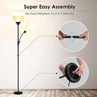 Lampe autoportante led de bureau nordique classique et créative, décoration d'intérieur d'angle, lampadaire de luxe d'hôtel