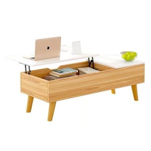 Mesa de chá multifuncional, mesa de café criativa dobrável para uso duplo, elevação e sala de estar para família - Product Image 3