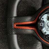 Volant de voiture personnalisé pour F10 E60 E46 E70 F20 F25 F26 F30 F32 E60 M3 M5 M6 Volant en cuir chauffant à vibrations