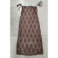 TW 2026 Nuevo Diseño Personalizado Conjunto de Bikini de Tres Piezas de Cintura Baja con Halter, Encaje y Tanga Hueca, Traje de Baño Sexy sin Espalda