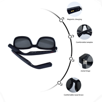Lunettes de soleil neuves à design léger, avec haut-parleur ouvert, chargement magnétique et verres polarisés, idéales pour la conduite