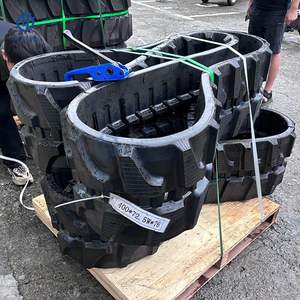 Chenille <span class=keywords><strong>en</strong></span> caoutchouc 400x72.5W72 320x86x53 554112D1 (554090D1) pour finisseur AP-1055D 289-8490 460*225*36 460x225x36 - Product Image 5