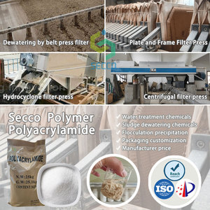 Productos Químicos para el Tratamiento de Aguas Residuales, Poliacrilamida Catiónica Aniónica, Floculante en Polvo de Gránulos Blancos para el Tratamiento de Aguas Residuales, ISO14001 - Product Image 4