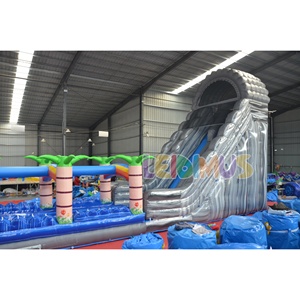 Les toboggans gonflables de vente chaude personnalisés en usine pour les jeux de fête pour enfants avec des trampolines gonflables sont très populaires - Product Image 1