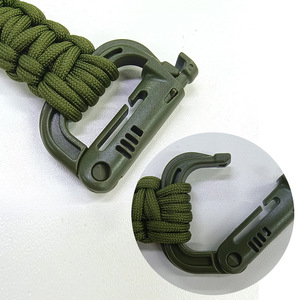 Legums Paracord <b>Braided</b> Handle Nylon Outdoor Backpack <b>Accessory</b> Wear Resistant Cut Resistant Solid Color Neutral Gender - Product Image 3