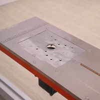 Portable sans poussière travail du bois Mdf Machine de découpe de bois panneau circulaire scie électrique Sn outils Double lame scie à Table coulissante