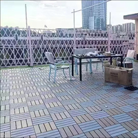 Dalles de terrasse antidérapantes emboîtables pour piscine, balcon, toit, terrasse, avec drainage intégré et surface à séchage rapide