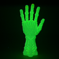 [0,25 kg] Filament PLA Luminescent 250g 1,75 mm Soie Arc-en-ciel Haute Vitesse, Couleurs Visibles de Jour pour Impression 3D