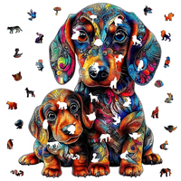 Puzzle en bois de forme unique, animaux marins, jeu de société, décoration murale pour la maison, cadeau d'anniversaire pour enfants