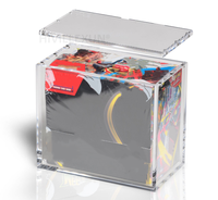 Boîtier en acrylique pour boîte de boosters Pokémon ETB et Mega Dream Ex High Class avec protection UV et coins arrondis