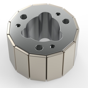 Imán de Neodimio Antai en Forma de Segmento, Grado N50H, Recubrimiento de Zinc/Níquel, Aplicaciones de Motor de Flujo Axial, Temperatura de Trabajo de 120°C - Product Image 2