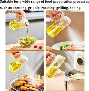 2-In-1 Reusable Sauce Sprayer Bottle <b>Glass</b> Cooking <b>Oil</b> Spray Bottle for Cooking - Product Image 4
