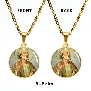 Colgante Conmemorativo Religioso de San Pedro GIVELUCK, Simboliza la Dedicación y la Fe - Product Image 6