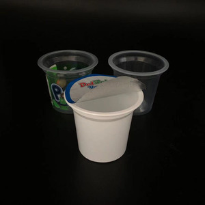 Commercio all'ingrosso personalizzato stampato bianco chiaro 5oz monouso in plastica PP <span class=keywords><strong>Yogurt</strong></span> gelato vasetti di <span class=keywords><strong>Yogurt</strong></span> con cucchiaio - Product Image 6