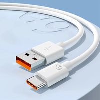 1M Câble de chargement rapide de données USB 6a Câble USB Type-c Type C Charge 6A Câble de chargement rapide Usb-c