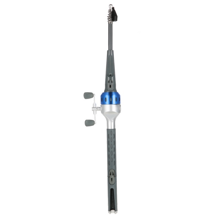DeWin Mini Canne à Pêche Télescopique – Format Stylo, Moulinet Inclus, Alliage Aluminium, Transportable Partout