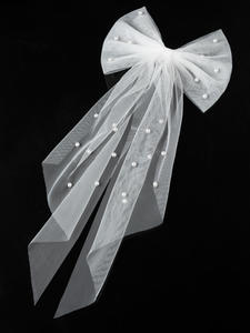 Voile de mariée et de demoiselle d'honneur en gros avec clip, décorations de fête de bachelorette, voiles à nœud papillon - Product Image 4