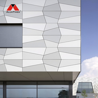 Panneaux plats en aluminium personnalisés Alumtimes, ignifuges et imperméables, pour revêtement mural d'hôpitaux, centres commerciaux et bâtiments extérieurs
