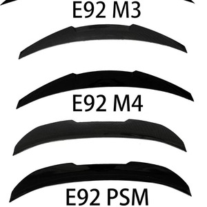 Fibra di carbonio M4 stile spoiler posteriore ABS alettone posteriore paraurti bagagliaio per BMW 5 serie F18 e10 E60 F22 M5 G21 G22 F44 <span class=keywords><strong>F52</strong></span> - Product Image 2