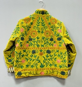 เสื้อแจ็คเก็ตปักลายซูซานีทำมือสำหรับผู้หญิง คอปกปีเตอร์แพน แขนยาว ลายดอกไม้ สวมใส่สบายทุกฤดู - Product Image 6