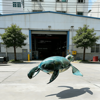 Tortuga Voladora Inflable Controlada con Helio para la Divulgación Científica Infantil del Museo Marítimo