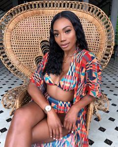 2020 personalizado Micro Tanga <span class=keywords><strong>Bikini</strong></span> <span class=keywords><strong>String</strong></span> y leopardo traje de baño con cubrir 3 piezas trajes de baño para mujeres - Product Image 6