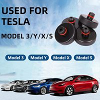 Patins de levage Tesla pour Model Y/3/S/X 2016 à 2026 avec kit d'outils de réparation de pneus, 4 patins de levage Tesla, accessoires Tesla