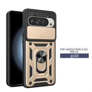 เคส Lichicase แบบมีวงแหวนแม่เหล็ก ป้องกันการตก พร้อมฝาปิดเลนส์แบบเลื่อน สำหรับ Google Pixel <span class=keywords><strong>11</strong></span> และ Pixel <span class=keywords><strong>11</strong></span> <span class=keywords><strong>Pro</strong></span> - Product Image 4