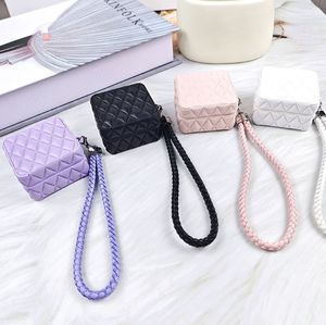 Quilted Puffer Galaxy Buds Case, TPU+PU Shockproof with Lanyard Anti-lost - Product Image 3