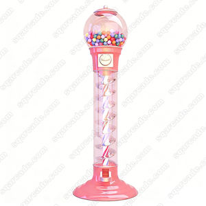 Distributore Automatico di Caramelle e Giocattoli a Monete, Altezza 110 cm, con Spirale per Gomme da Masticare e Palline Rimbalzanti - Product Image 5