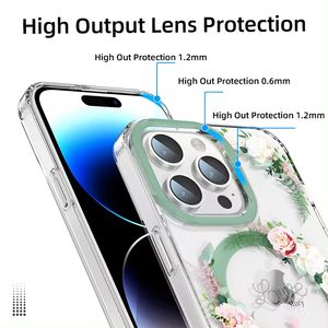 Độc Đáo Sang Trọng Mờ Hoa PC Silicone Matte Trường Hợp Điện Thoại Cho Iphone 16 15 14 13 12 11 Từ Funda Cover Quay Lại Vỏ - Product Image 4