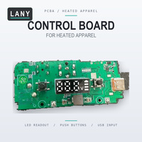 Fournisseur de services de conception et d'assemblage de cartes de circuits imprimés pour vêtements chauffants, fabrication OEM ODM PCBA
