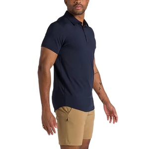 Camisetas Polo Premium para Hombre, Logotipo Personalizado Bordado, Patrón Sólido, Mezcla de Algodón y Poliéster, Tejido de Punto - Product Image 6