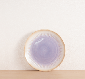 Vintage Purple Beige Gradient Fluted Ceramic Dinner Set, Rustic Stoneware Tableware for Modern Kitchen/Cafe/Restaurant/Home/Gift - Product Image 3