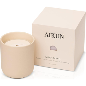 AIKUN Factory Supply Ceramic Jar Private Label Scented Candles for Valentine Office Cafe Table Decoration - Product Image 2
