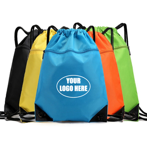 Outdoor Sports Drawstring Backpack, Waterproof Oxford Cloth Gym Sackpack For Students, Football Basketball Bag With Custom Logo