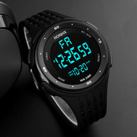 Montres de sport les plus vendues Honhx Jam Tangan, montres numériques étanches en gros, montres pas chères en gros