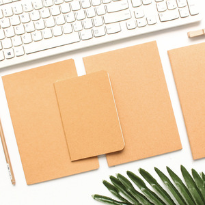 Kraft Travelers <strong>Notebooks</strong> Lined Black Grid Planner Journal Memo 60Pages Sketchbooks Writing <strong>Notepad</strong> for School Students Supplies - Product Image 4