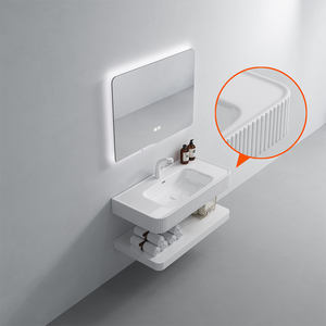 Nuevo diseño de Venta caliente con Material de pizarra de roca Vanity Gabinetes de baño de estilo moderno para la venta Iluminación de tocador de baño - Product Image 1