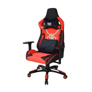 <span class=keywords><strong>Chaise</strong></span> de jeu en cuir rouge spiderman, siège avec base métallique, pour personne forte, grande taille - Product Image 6