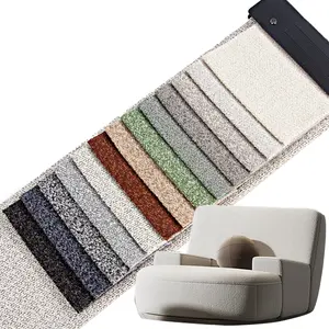 新款厂家直销布克面料高品质沙发面料多色面料家用纺织品最终用途