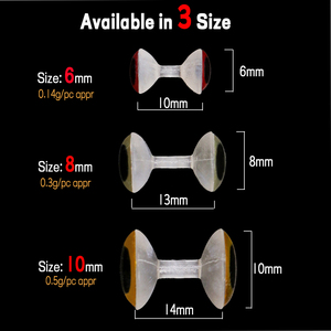 Mosca all'ingrosso che lega gli <span class=keywords><strong>occhi</strong></span> realistici senza manubri 3D 6mm 8mm 10mm resina richiamo di pesca <span class=keywords><strong>occhi</strong></span> volare legando materiali - Product Image 3