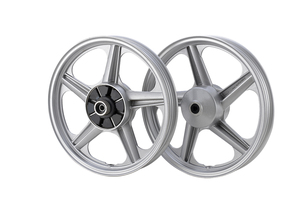 Haojue <span class=keywords><strong>110</strong></span> bánh xe máy 17-inch phanh trống kép bánh xe hợp kim nhôm - Product Image 2