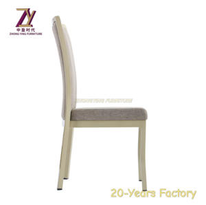 Chaise de banquet de mariage d'hôtel de conception moderne de haute qualité fabricants de métal en cuir résistant à l'usure exportation en gros - Product Image 4